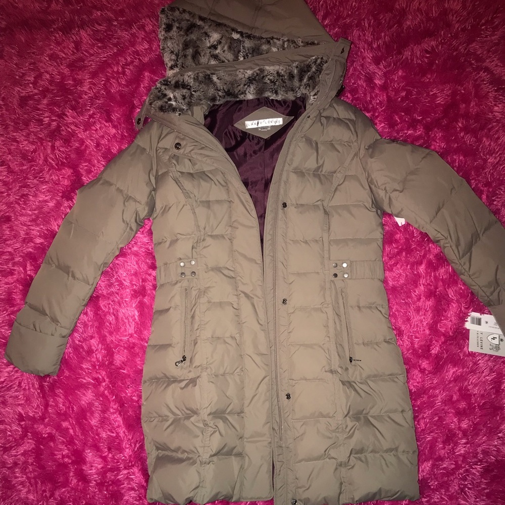 Larry Levine Brand New W/Tags Walnut Jacket